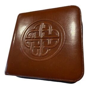 Brown Leather CD Case with a  Celtic Design